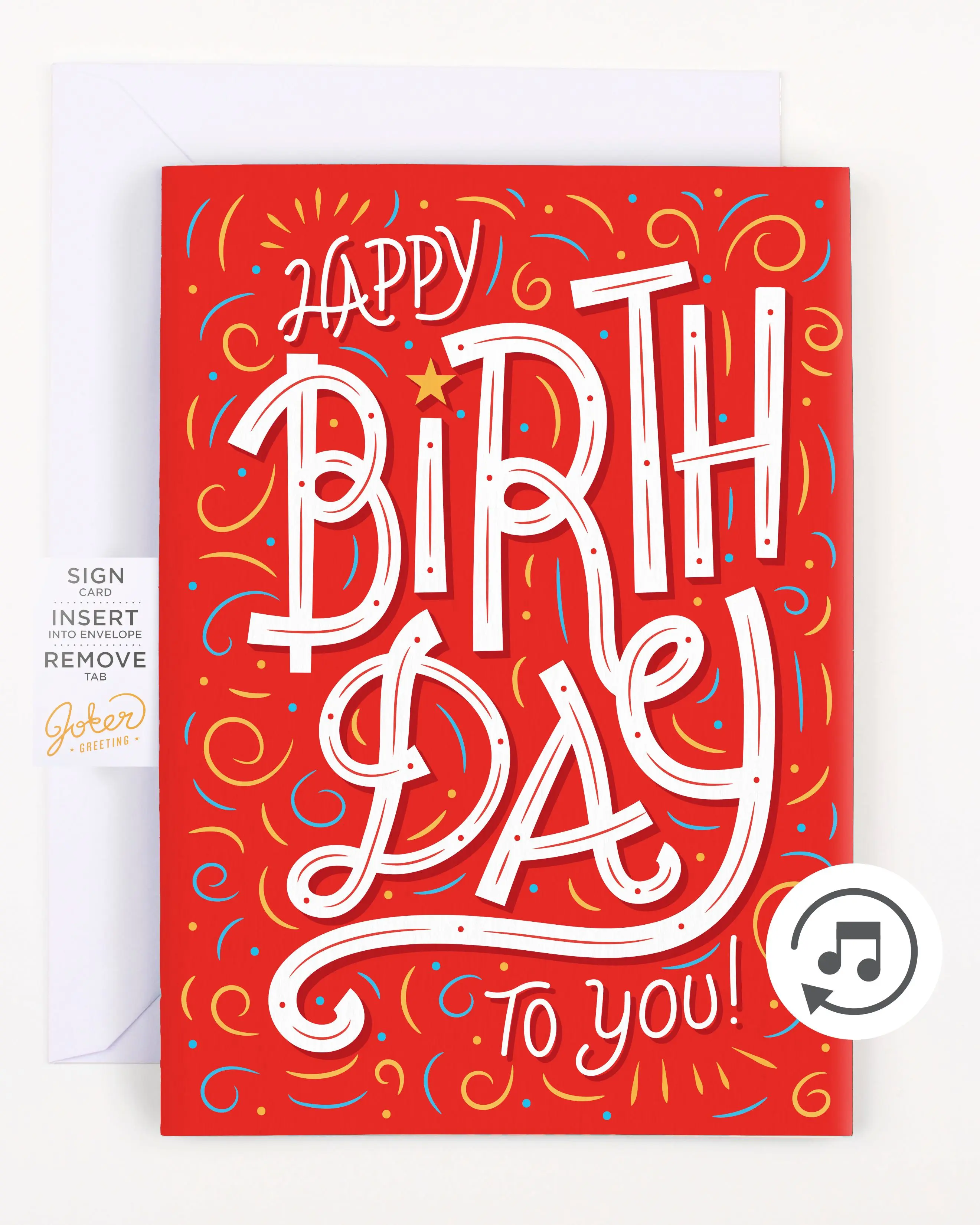 Endless Original Birthday Card with Glitter Endless Original Birthday Card with Glitter