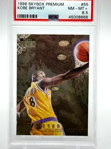 1996 Skybox Premium Kobe Bryant NBA Basketball Card #55 NM-MT+ PSA 8.5 Cert# 45008668