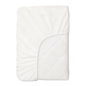 Toddler Mattress Pad – 100% Cotton, Soft & Breathable – Waterproof & Non-Waterproof Options – 28x52x8 Inches for Cribs & Toddler Beds