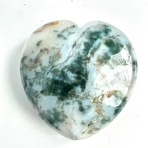 Dream La La Crystal - Heart Moss Agate for Emotional Balance