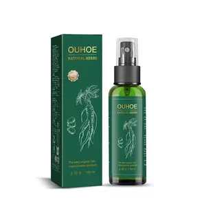 OUHOE Ginseng Hair Growth Liquid Essence Moisturizes Prevents Hair Loss Care Spray Instant Color Magic Castor Oil Hair Growth Formula - Haircare mary castoroil pumpkinseedoil  HairGrowth Solution hair  growth  bundle Rosemary S hair fall nourish scalp