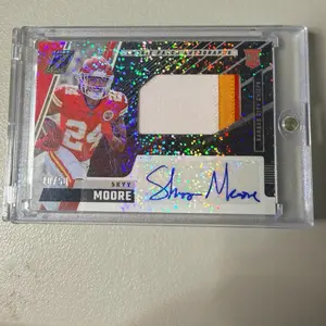 Sky Moore Kansas City Chiefs Autographed Card with Holographic Design and /50 Limited Edition