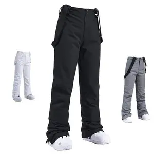 High-Quality Men's and Women's Winter Thickened Thermal Ski Pants Windproof Waterproof Bib Pants Snowboard Pants Plus SizeMen's and women's ski pants, windproof and water-repellent, warm and thickened for outdoor winter use