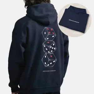 Effectively Immortal Restless Gambler 2 Sides Hoodie, For Men/Women - Unisex Style, 100% Cotton, Pullover unisex hoodie