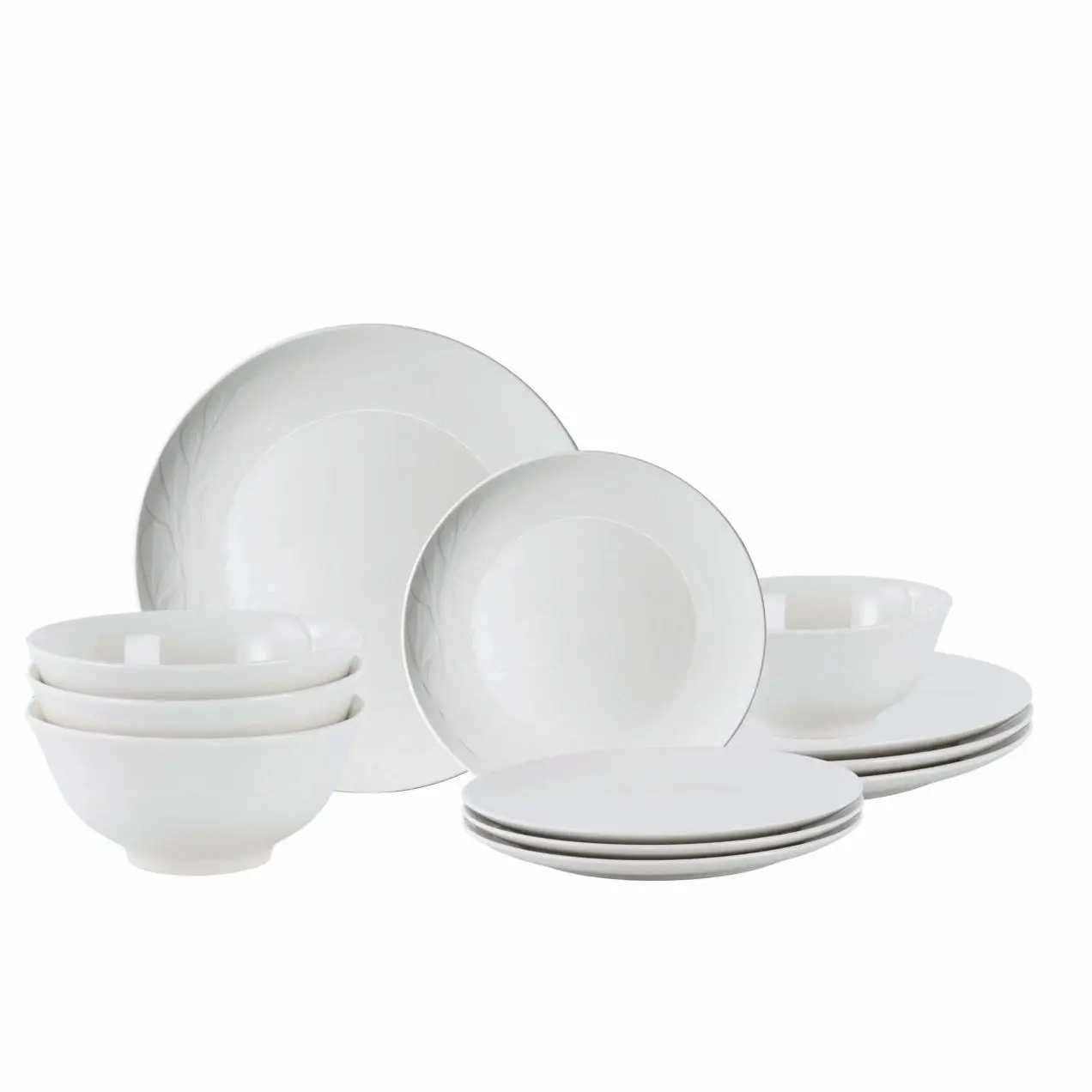 12-Piece Stoneware Dinnerware