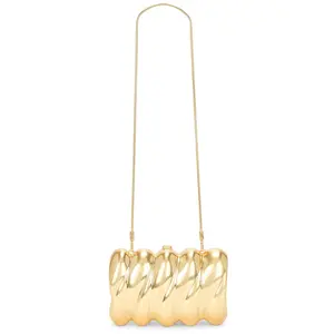 SIMKHAI Reya Clutch in Gold