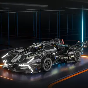 Sports Car Set, 1330pcs/box Highly Difficult Small Particle Splicing Toy Building Block Sets, Perfect for Home Decor & Gifts on Holiday,Boys & Men gifts