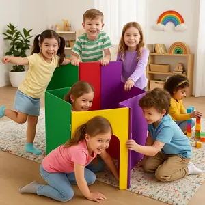 EduPlay 24 Privacy Boards for Students Portable Anti-Cheating Desk Barriers & Secure Storage for Sensitive Information Ideal for Classroom Organization and Professional Environment