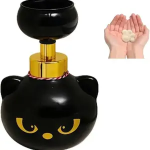 Cute Cat Paw Foaming Soap Dispenser, Claw Flower Shaped Foam Pump Bottle, Creative Cat Shape Hand Soap Foam Dispenser for Bathroom Home Decor