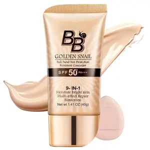 Snail BB Cream for Natural Makeup Look, Perfect Regalo Belleza for Her, Radiant Glow Finish, Long-lasting Daily Face Base Cosmetic