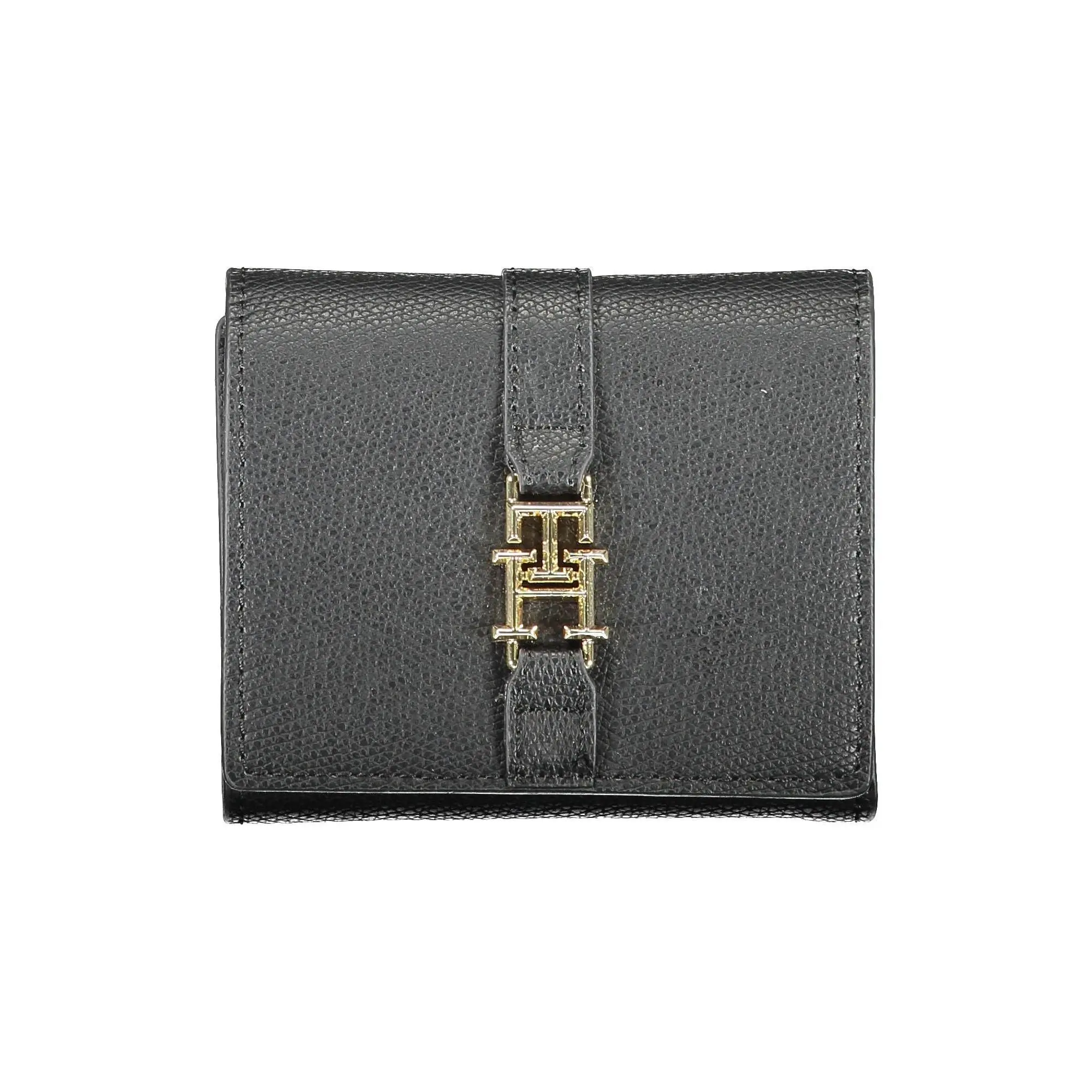 Tommy Hilfiger Black Polyurethane Wallet