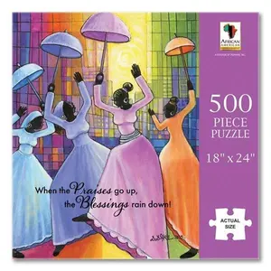 African American Expressions  18 x 24 in. Praises Go Up Jigsaw Puzzle - 500 Piece