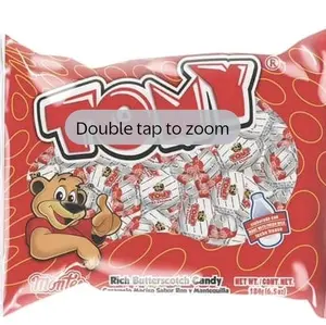 Montes Tommy Rich Butterscotch Hard Candy - Delicious Crunchy Sweets with Soft Sweet Center - 16.5 oz Bag Snack Bonbon