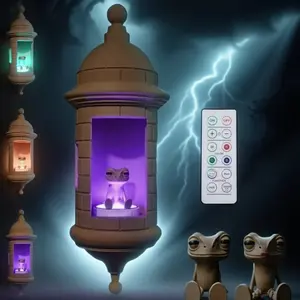 Celebrate Halloween Boricua Style 🇵🇷 Coqui Lamps That Glow Like Moonlit Garitas — Switch to “Haunted Mode” with 16 LED Colors & Remote. Bring Island Magic + Spooky Energy to Your Space 🐸🕯️