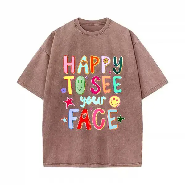 Washed Cotton Tee-Coffee