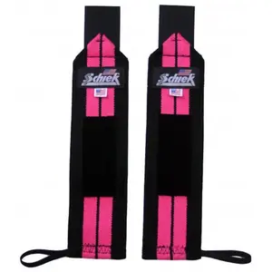 Schiek Sports  12 in. Pink Womens Wrist Wraps