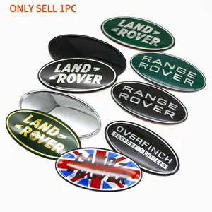 Land Rover Range Rover Front Grille Emblem Oval Logo, Fits Range Rover Sport Velar Evoque Discovery Defender, High-Quality Automotive Accessories Replacement Part
