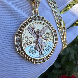 Elegant Round Necklace with Chain - Great Gift for Him or Her