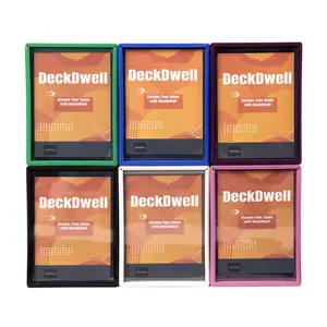 6-Pack Commander Deck Box Set for MTG/EDH – Fits 100 Double-Sleeved Cards Each, Magnetic Closure, Stackable Organizer Case for Trading Card Games
