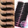 【Black Friday】224 PCS High Capacity Individual D Curl 100D Mixed Styles Lash Clusters, Segmented Eyelash Book Packaging, Long-Lasting Wispy Curling Fake Lashes, Fluffy False Eyelashes, Ideal for Different Eye Makeup Looks, for Enlarging Eyes