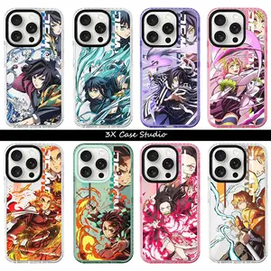 Cool Anime D-Demon Slayers Transparent Phone Case For iPhone 17 16 15 14 13 12 Pro Max Plus Anti Fall Birthday And Holiday Gifts Case Cover