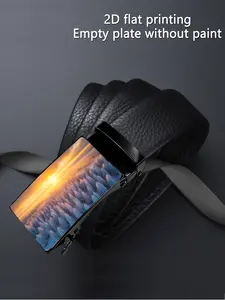 【2D】One piece, artistic design with patterns of brave heroes and fantasy adventures, business casual, men's belt with automatic buckle, suitable as a gift for Father's Day and Valentine's Day