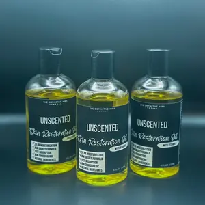 Skin Restoration Body Oil Hydrating Organic Fragrance Free Silicone Free Body Care Sunflower Jojoba Moisturizing Smooth