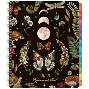 2025-2026 Appointment Book - 8.1"x11", 2025-2026 Daily Planner, Jul. 2025- Jun. 2026, Weekly & Monthly, Hourly Planner with 30-Minute Interval