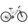 Outroad 26-Inch Coil Fork MTB - Off-Road Metal Bicycle with 7-Speed Gear, High-Carbon Steel/Aviation Grade Frame, V Brakes, Shock Absorption, Adjustable Ergonomic Seat, Height Adjust, Under 20-Minute Setup for Adults