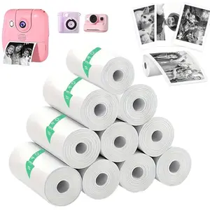 Thermal Paper Roll 5.7cm/2.2in Width, & Effect, Compatible with Mini Thermal Printers, Choose 5 Rolls or 10 Rolls