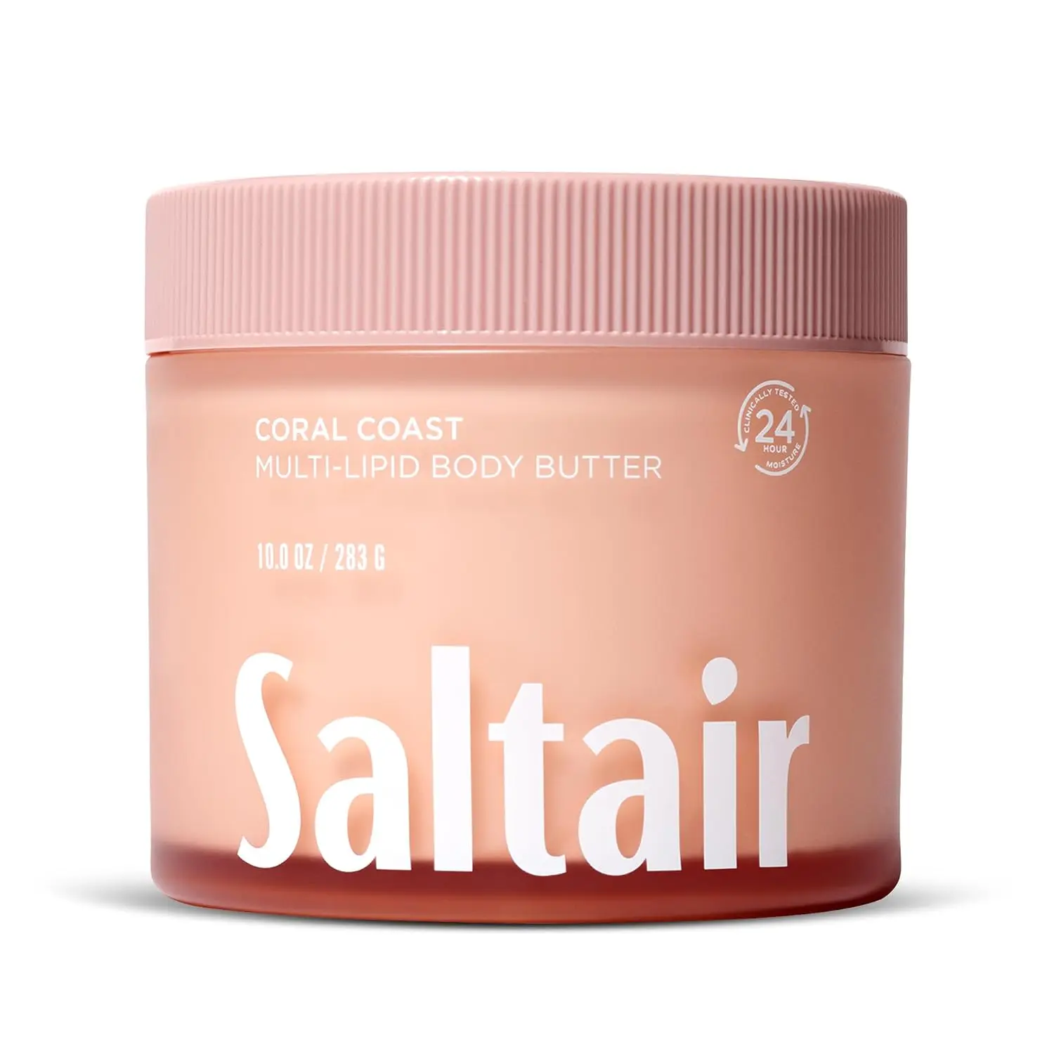 Saltair Multi-Lipid Body Butter | Coral Coast Ceramide Moisture | 10 oz | Creamy texture with conditioning ingredients for lasting hydration and a soft comfortable finish