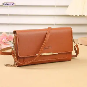 Women’s Crossbody Wallet Purse, Multi-Compartment Clutch Wallet with Shoulder Strap, Lightweight Large Capacity Bag for Travel, Shopping and Daily Use