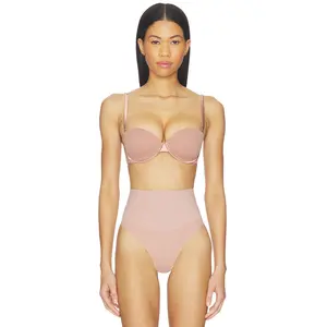 fleur du mal Le Stretch Micro Multi-way Bra in Tan