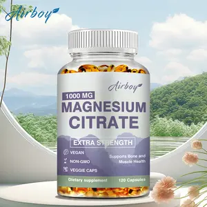 Heart Health, Bone Health, Strengthen Muscles, Soothe Nerves - Magnesium Citrate - 1000MG Support