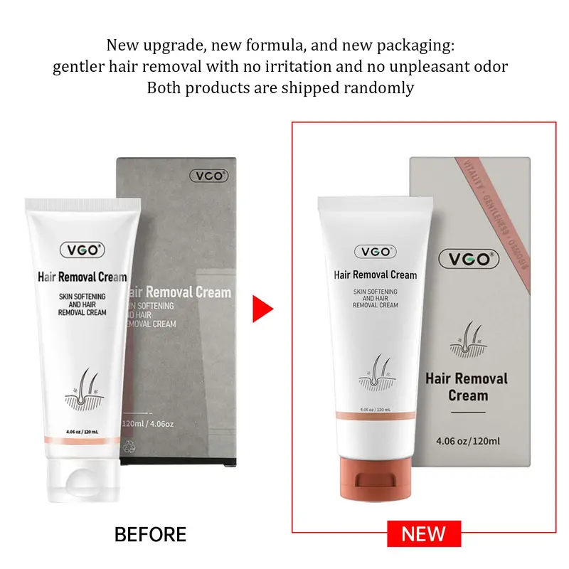 VGO Hair Removal Cream for Women & Men, 120ml / 4.06oz Body Care Wax Body Care Unisex Gentle Comfort Cosmetic-A 1