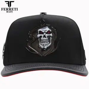 FERRETI HATS PREMIUM FT130 The Skull Baseball Cap For Men