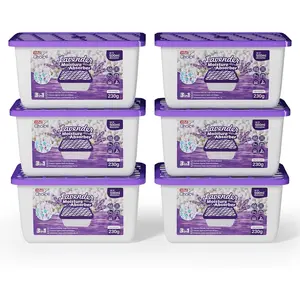 Moisture Absorbers With Lavender Scent, Portable Dehumidifier for Closet&Bathrooms, Kitchen, Humidity Absorber Odor Eliminator Absorber