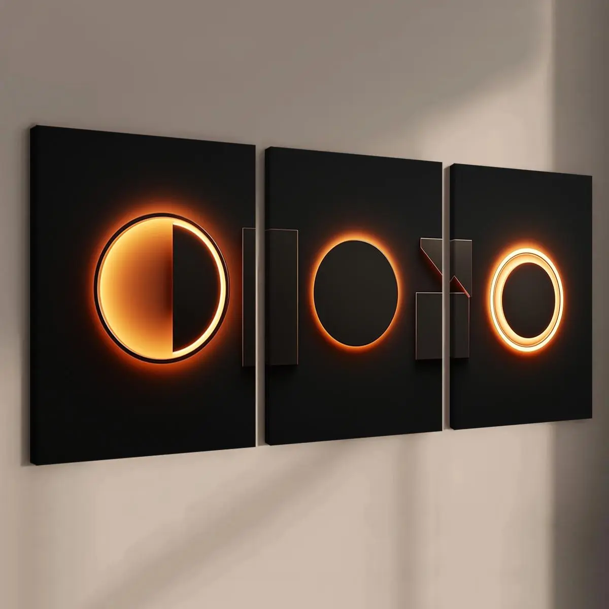 Geometric Art Poster, Artistic Modern Abstract Art Canvas Painting with Wooden Frame, Wall Art Decor for Home Living Room Bedroom Office, Modern Home Decoration, Ornaments