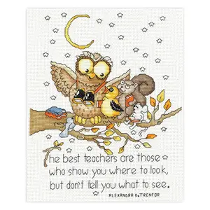 Best Teachers Counted Cross Stitch Kit