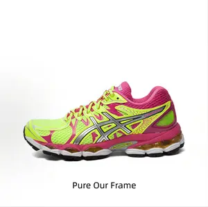 Multi-tonal breathable road athletic sneakers with reinforced heel counter and multi-directional traction rubber outsole