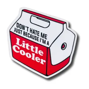 Don't Hate Me Because I'm A Little Cooler Sticker - Hard Hat Stickers, Funny Stickers, Cooler, Toolbox, Laptop, Blue Collar, Decorative Vinyl Decal