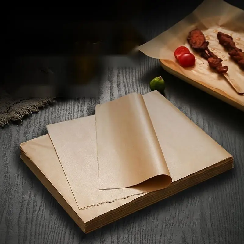 Non-stick Parchment Paper, Unbleached Baking Paper, Parchment Paper Sheets for Baking, Cooking, Grilling, Frying and Steaming, Kitchen Baking Utensils