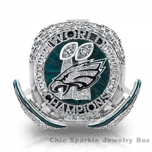 Wing pop-up design ring  solid wood box New design Player No. 1 Player No. 26 size 8-14TPES.