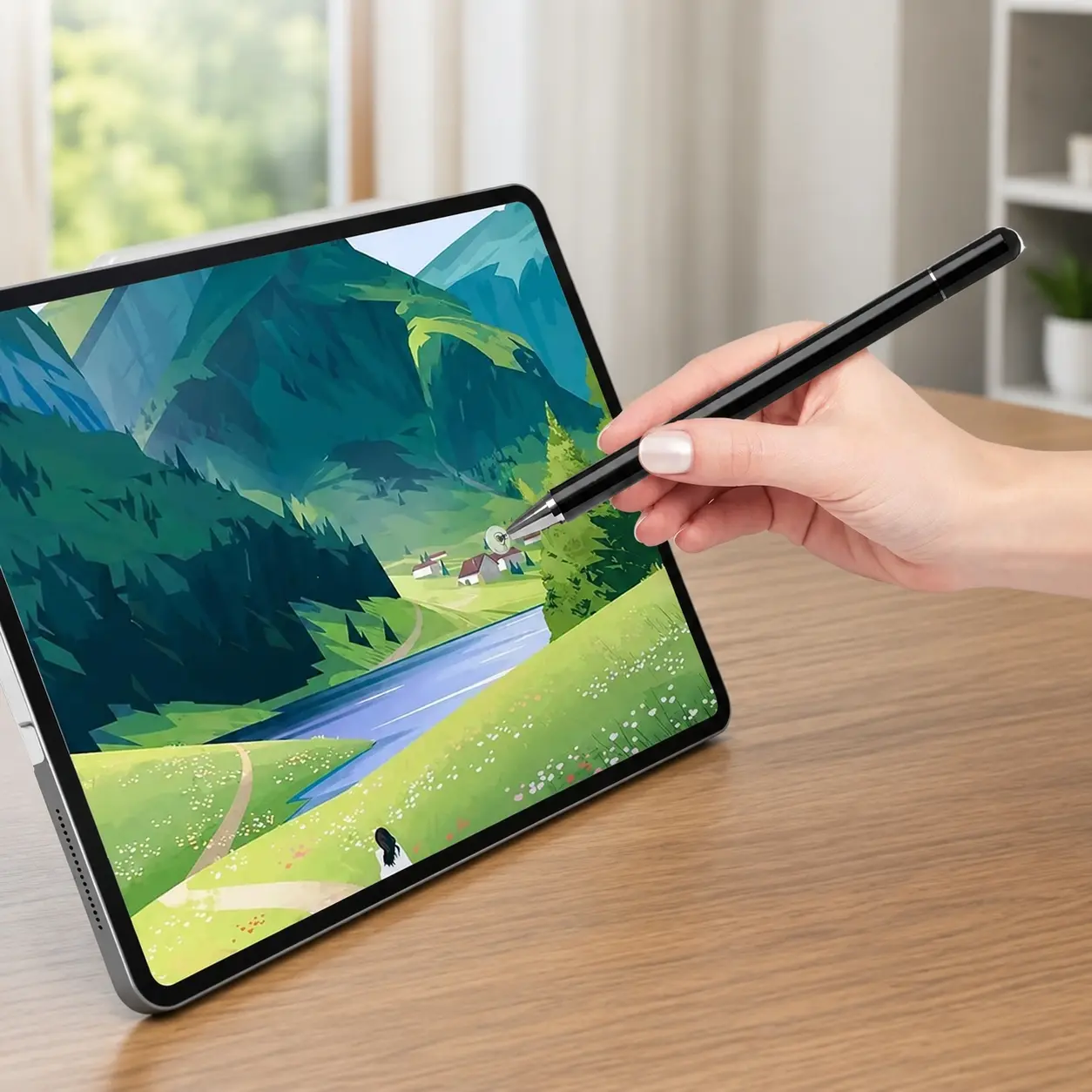 Universal Stylus for All Tablets & Phones: Tablet Pen, High Precision Smooth Writing & Drawing, Portable Design for Office, Study, Artists, Students and Professionals.