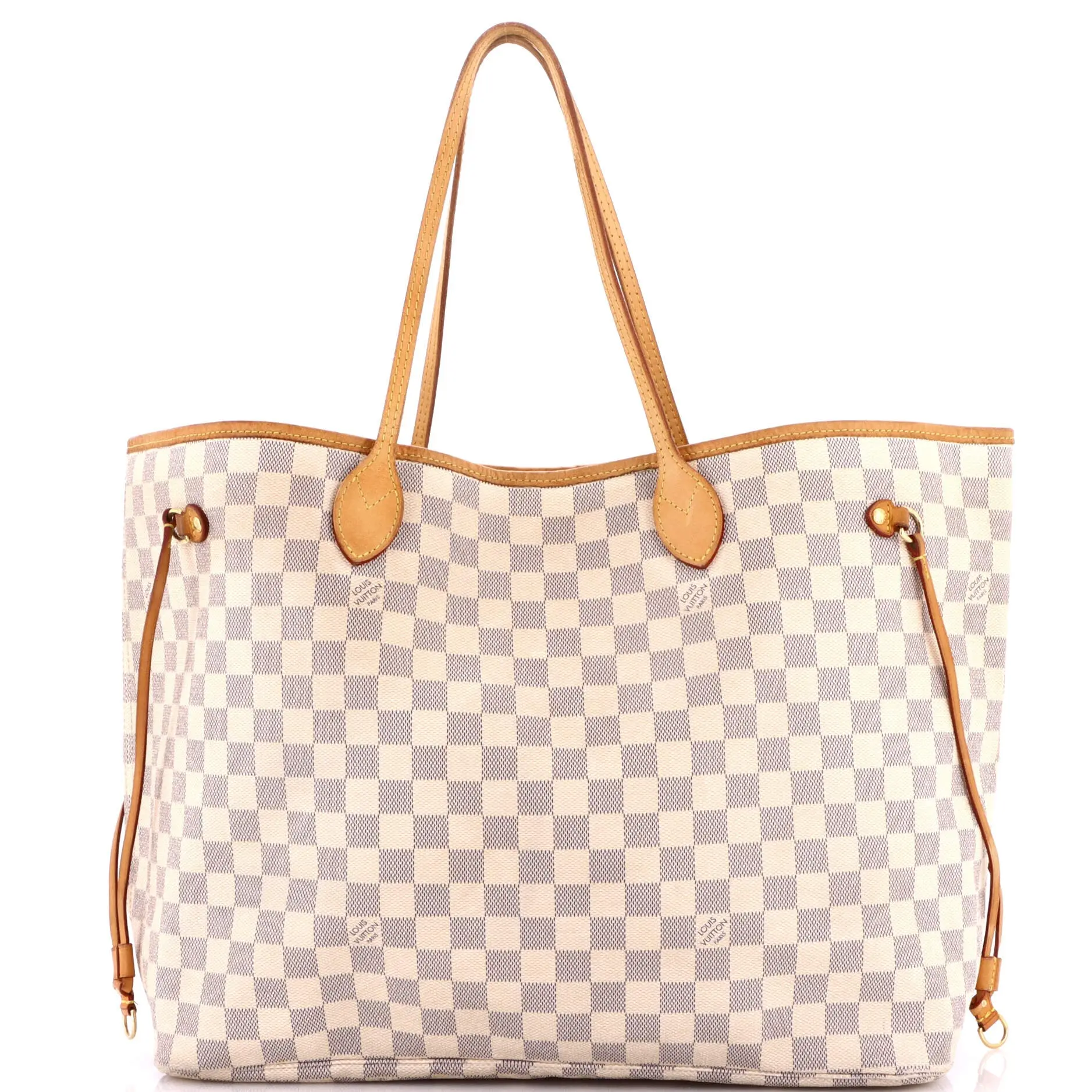 Pre-owned Louis Vuitton Canvas Coated Tote Bags REBAG Neverfull NM Tote Damier GM by Rebag