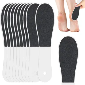 10-Pack Foot File Set, Professional Callus Remover Sandpaper, Dual-Sided Lightweight Pedicure Tool Handle, Dead Skin Removal Exfoliant, Ideal for Women, Moms, Nail Salons, Beauty Spas, Nail Care, Smooth