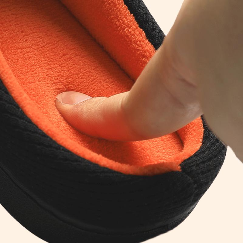 Unisex Gray & Blue Two-Tone Memory Foam Slippers with Durable Rubber Sole for Indoor & Outdoor Use Stylish Walking Footwear Comfortable House Slippers for Men & Women - Dance