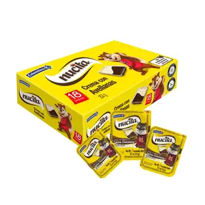 Colombina Nucita Tradicional - 18 Unidades | Colombian Chocolate, Vanilla and Milk Cream Cups