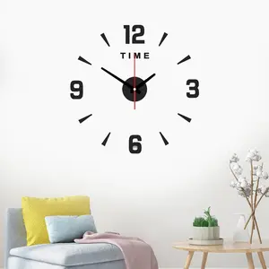 1 Pc, metal dial and pointer DIY wall clock, metal clock dial and pointer set DIY clock, silent universal scanning second movement, creative Functional home frame and wall clock accessories, suitable for home living room and office decoration accessories