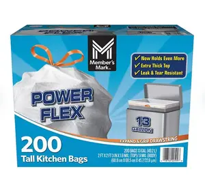 Power Flex 13-Gallon Tall Kitchen Trash Bags, 200 ct.